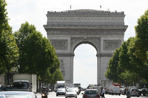 Paris: Tour particular de escala com serviço de ida e volta ao aeroporto