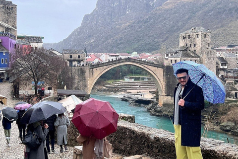From Sarajevo: Mostar, Blagaj, Waterfalls, Pocitelj & Konjic Tour in English Without Entry Fees
