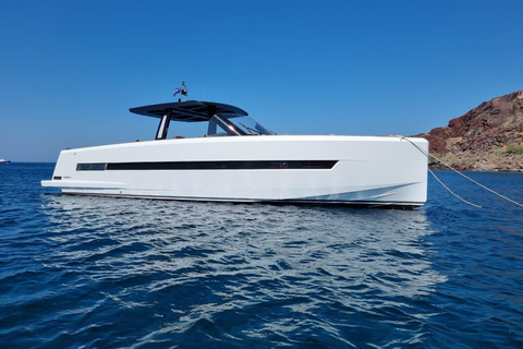 Caldera Private Cruise with Luxury Fjord 52 Motor Yacht Sunset Cruise