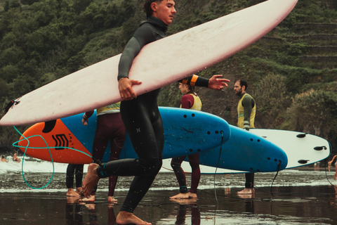 Madeira : Experiencia de surf para todosClase de surf en grupo semiprivado