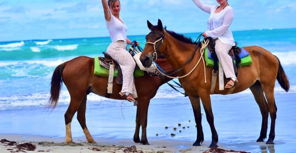 Horseback Riding at Macao Beach and River with Transfers