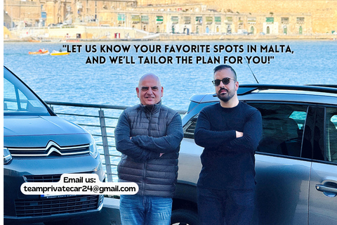 Tour di Malta : Auto privata- Mdina, Marsaxlokk, Grotta Azzurra