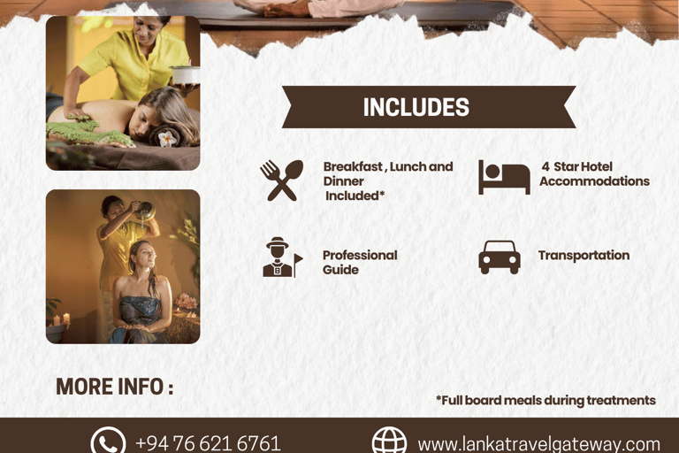 Sri Lanka: 4-Day Ayurveda and Wellness Retreat with Meals