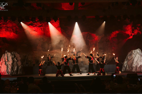 Baia di Bai Tu Long: cena nella grotta e spettacolo artistico immersivo