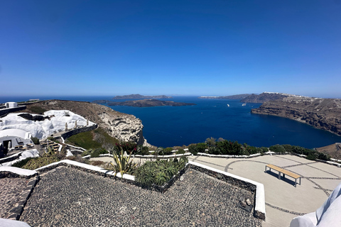 Transfert privé depuis l&#039;aéroport de Santorin