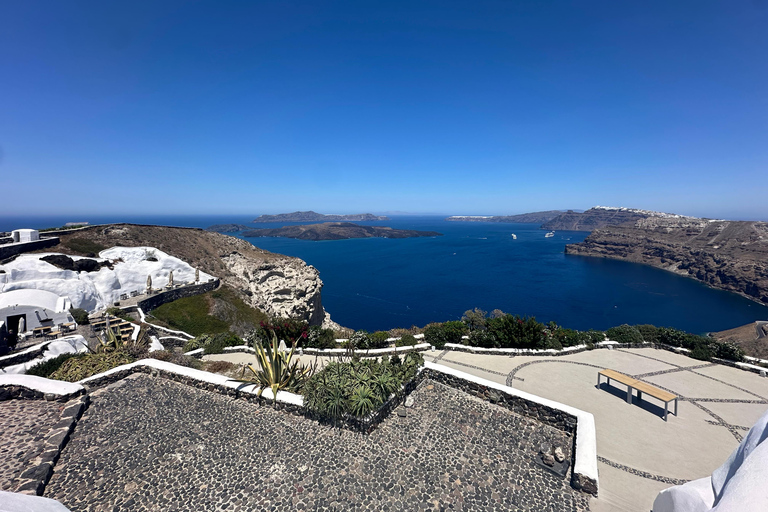 Transfert privé depuis l&#039;aéroport de Santorin