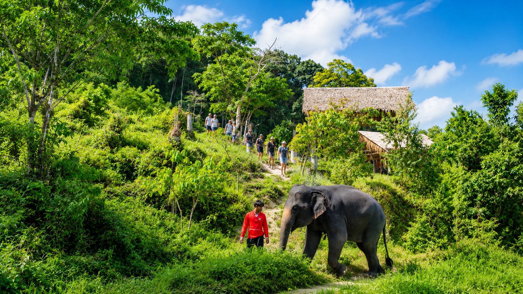 Phuket: Patong Elephant Sanctuary – Beobachtung & Lernerfahrung