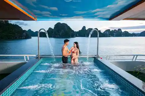 Bahía de Halong: Crucero de Lujo de un Día, Cuevas, Kayak y Almuerzo Buffet