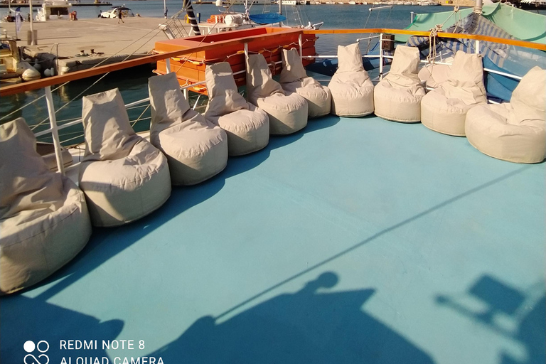 Rhodes : Croisière au coucher du soleil à Kallithea avec boissons et collations