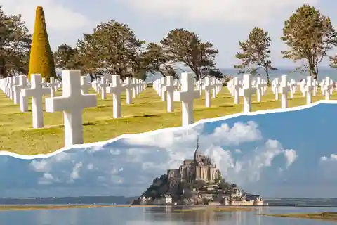 Paris - en dagstur Mont Saint-Michel och Omaha Beach Dagsutflykt