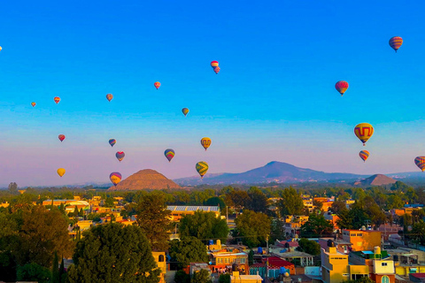Mexiko City: Ballongflygning, Teotihuacan och Guadalupe-helgedomen