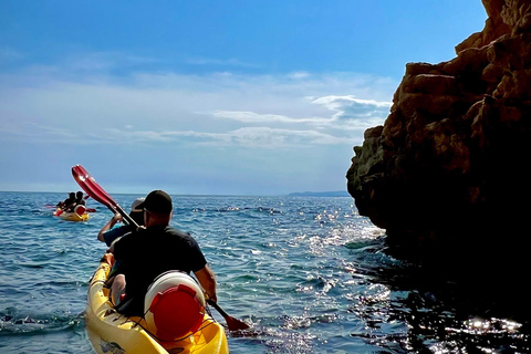 Benidorm: Guided Kayak Tour with Snorkeling and Photos