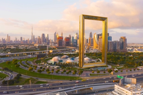Dubaj: Bilet wstępu na Dubai Frame z dostępem do pokładuBilety ramowe w Dubaju