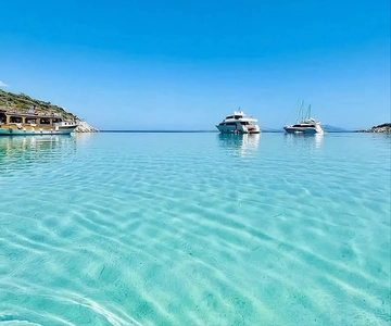 Bodrum: Boottocht op het eiland Orak met lunch en optionele transfer