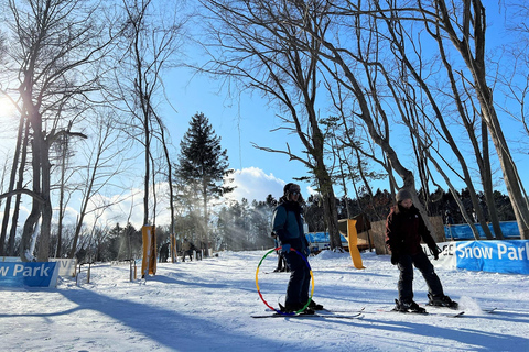 Play with Snow! at HOKKAIDO Snow park & Outlet Shopping Skiing and sledding experience full set plan