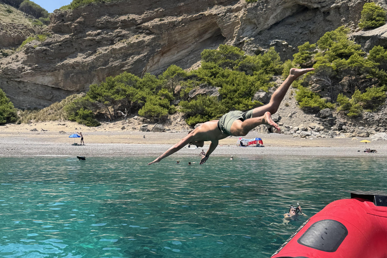 Alcudia: sightseeing, zeegrotten en snorkelavontuur per boot3 uur durende speedboottocht - grotten, snorkelen en sightseeing