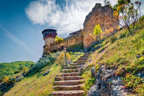 From Durres/Tirana: Zip Line, Petrela Castle, and Waterfall