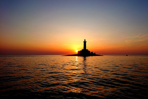 Medulin: 3h Ultra ALL-INCLUSIVE Sunset Dolphin Boat trip 3hours Dolphin Sunset watching with drinks+dinner sandraboat