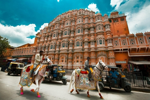 Van Delhi: 2-daagse Golden Triangle Tour naar Agra en JaipurPrivétour met driesterrenhotel