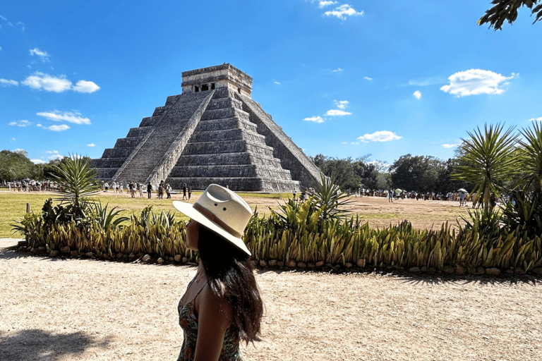 Cancún: Dagtocht Chichen Itza, Ik Kil Cenote en ValladolidTour met pick-up in de omgeving van Cancún