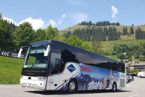 Genf: Transfer von Genf nach ChamonixChamonix: Transfer von Chamonix Sud zum Busbahnhof Genf