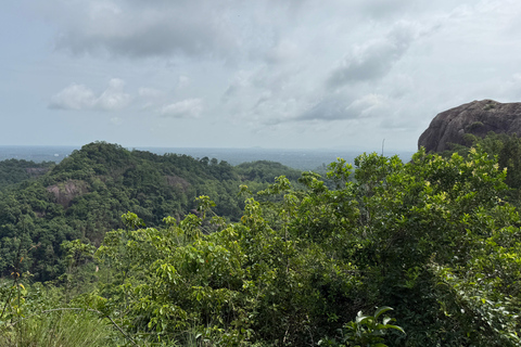 From Colombo: Cave Temples, Jungle Trek & Waterfall Swim