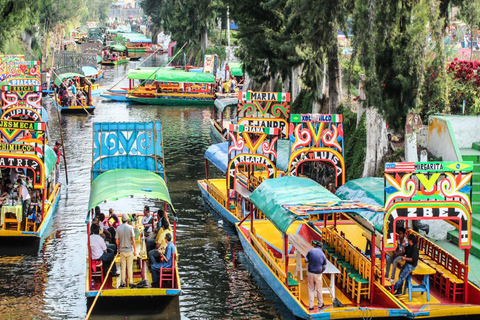 Xochimilco &amp; Coyoacan prywatna wycieczka + transportSolo Tour (wycieczka prywatna dla 1 osoby)