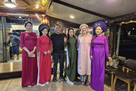 Hue: Night Cruise, 7 Course Dinner & Music on Perfume River Hue: Night Cruise, 7 Course Dinner & Music on Perfume River