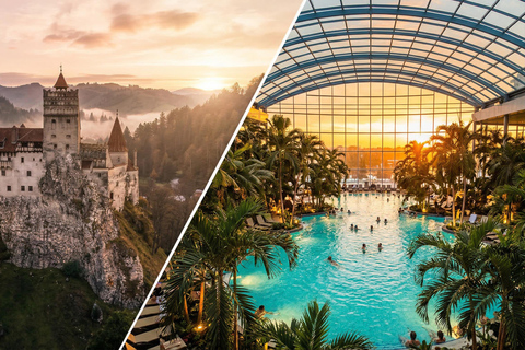 Bucharest: Bran & Peles Castle + Therme Spa -20% Combo Pack MINIVAN-Peles, Dracula Castles Brasov & 2nd Therme Bucharest