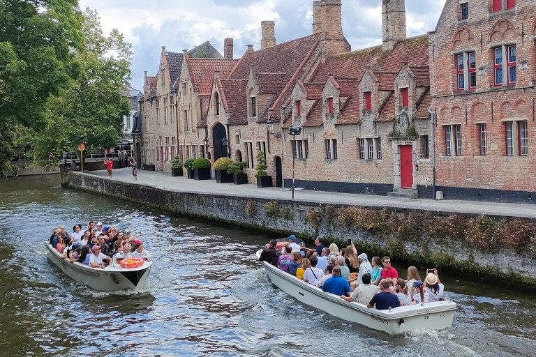 Bruges : croisière en bateau et visite guidée à piedBruges : croisière en bateau et visite à pied en néerlandais
