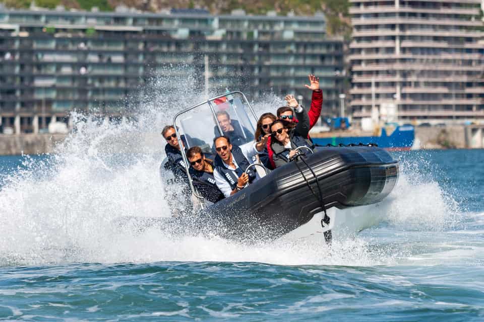 Fahrt mit dem Speedboot