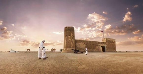 North of Qatar Tour to Zubarah Fort, Purple Island & Jumail