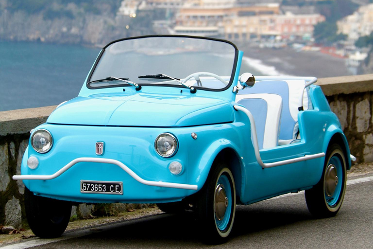 Amalfi Coast: Fiat 500 Jolly Tour with Lemon Grove Visit Sunset - No Lemon Grove