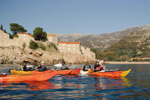 Budva: 18km Sea Kayak Mini Expedition to Petrovac Islands