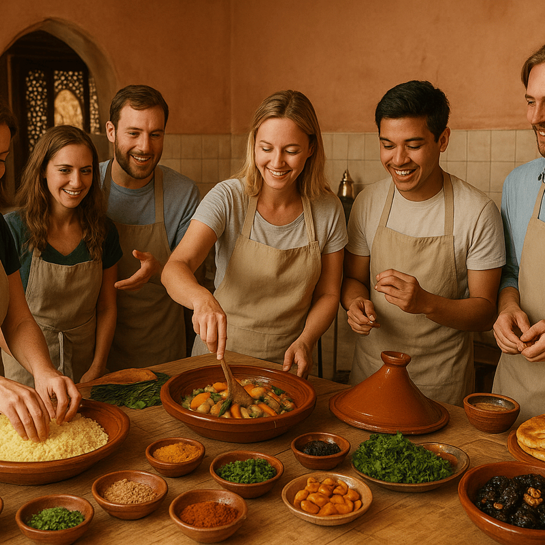 Marrakech : Cours de cuisine marocaine traditionnelle avec un chef local - cuisine