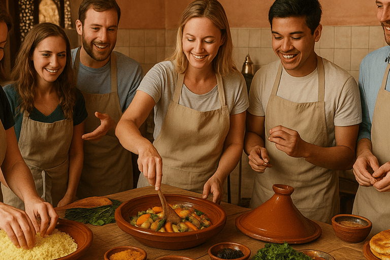 Marrakech: Traditional Moroccan Cooking Class & local chef