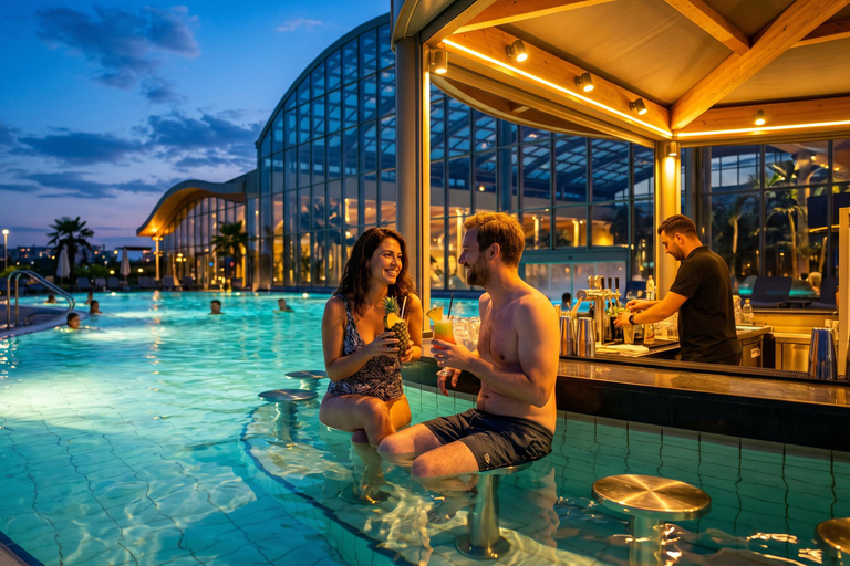 Therme Bucharest Palm, Galaxy or Elysium Access & Transfer 12 HOURS Therme Bucharest Palm, Galaxy Access & Transfer