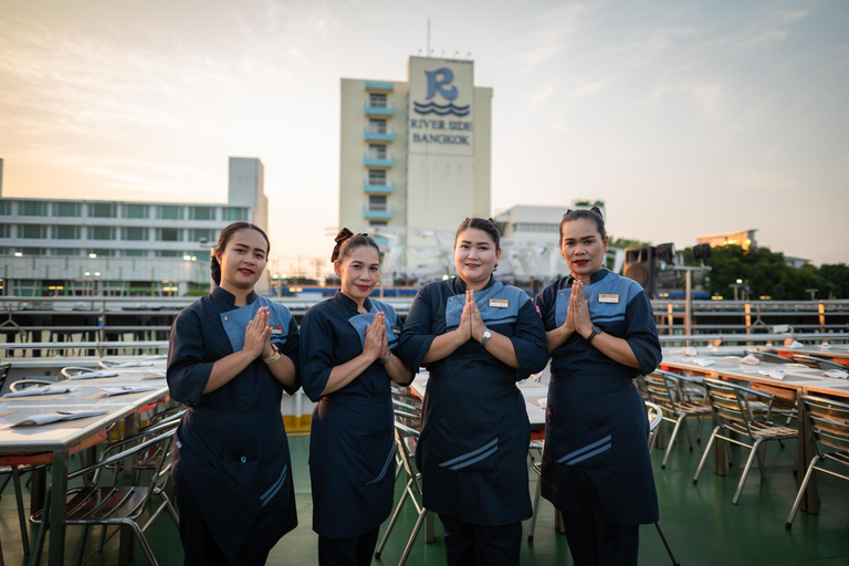 Bangkok : Dîner buffet croisière sur la rivière Chao Phraya