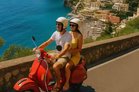 Amalfi Coast: Vintage Vespa Tour with Breakfast or Aperitif