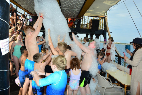 Antalya: Ali Baba Pirate Ship Deluxe Cruise Düden Waterfall Without Transfer and Soft Drinks included