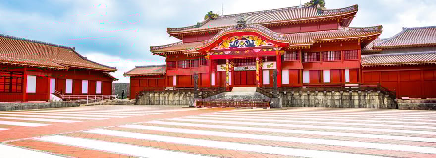 Excursion privée à terre : château et jardin de Shuri à Naha, Okinawa
