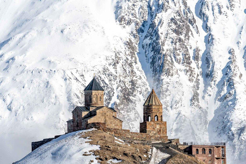 Kazbegi: Dariali Monastery, Gveleti Waterfall & Gergeti Tour