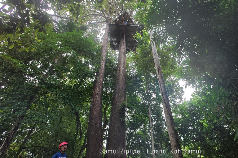 Koh Samui: Samui Zipline Adventure with Transfer service Zipline B - 16 Platforms