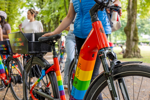 Zürich: Stadsrundtur med elcykelZürich: E-Bike City Tour för Zürich-kortinnehavare