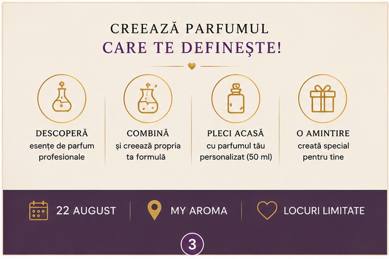 Constanța: Kreiere dein eigenes Parfüm – 90-minütiges Erlebnis