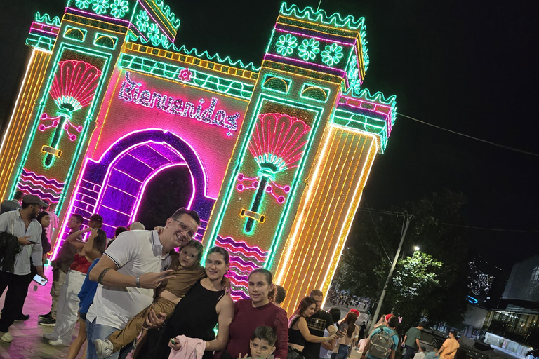 Medellin: City Christmas Lights Tour in a Themed Vehicle