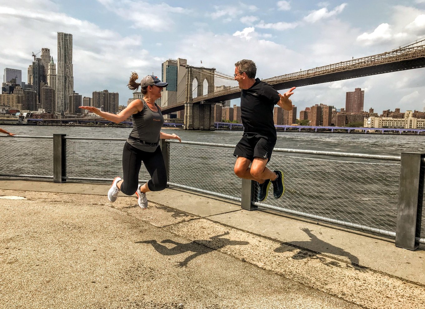 Løbetur på Brooklyn Bridge