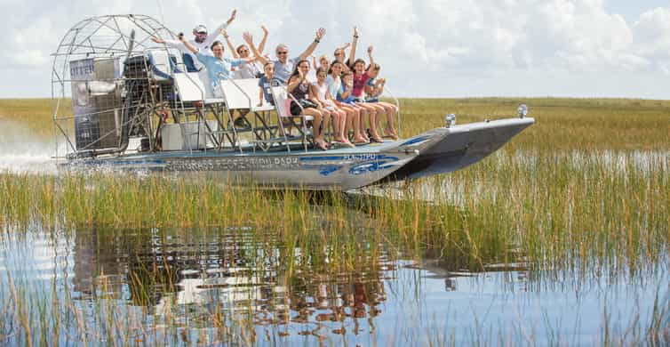 Miami: Everglades Airboat, Wildlife Exhibit & Roundtrip Bus