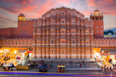 Jaipur: Personalized Full-Day City Tour by Car with Options Tour with Ac car, Driver, Tour Guide, Monuments Tickets