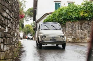 Florenz: Landtour im Oldtimer-Fiat 500